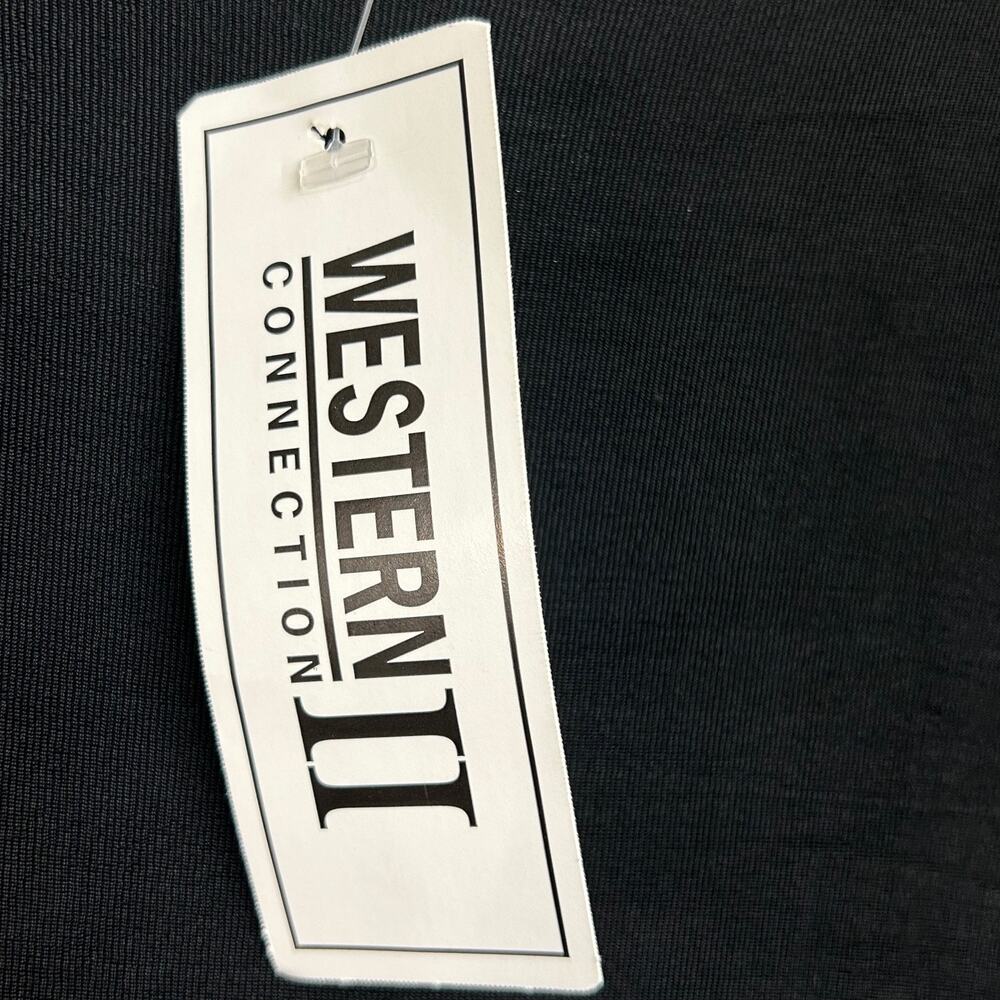 Western II Connection Basic Black Long Sleeve Top… - image 4